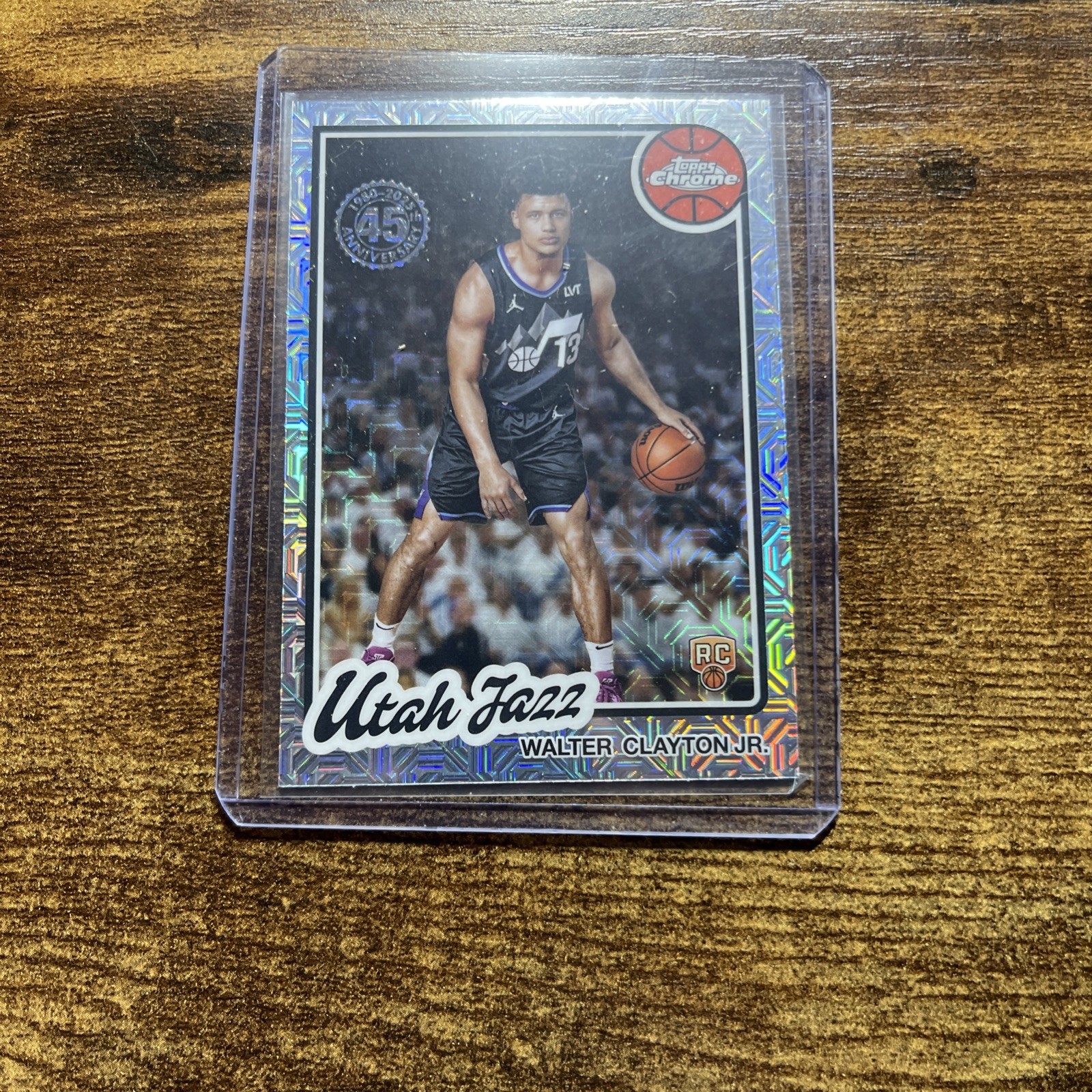 WALTER CLAYTON JR.!! ROOKIE 2025-26 TOPPS BASKETBALL MOJO REFRACTOR