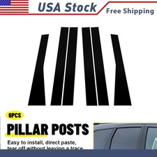 6pcs Door Pillar Post Side Cover Trim For 2011- 2021 Jeep Grand-cherokee Parts 6pcs Door Pillar Post Side Cover Trim For 2011- 2021 Jeep Grand-cherokee Parts