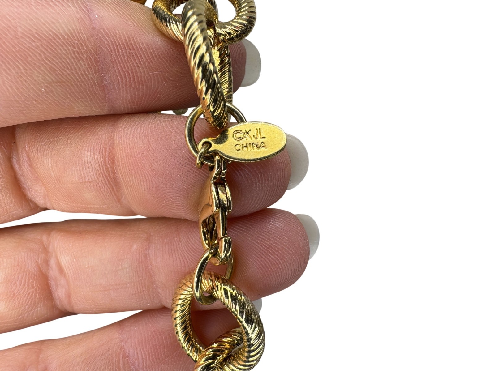 Kenneth Jay Lane KJL blue bead necklace - image 8