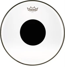 Remo Controlled Sound Clear Drumhead - 14" - with Black Dot