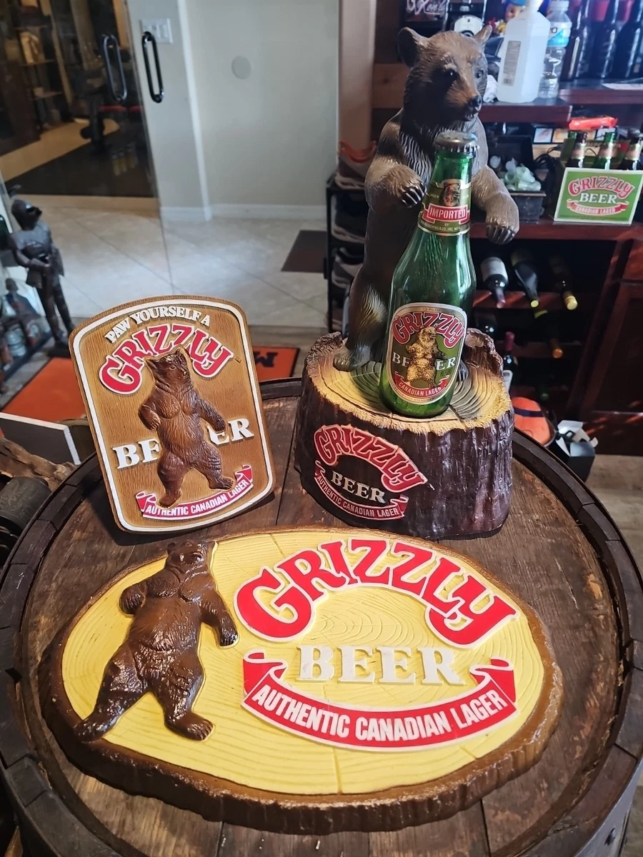 grizzly beer sign products for sale | eBay