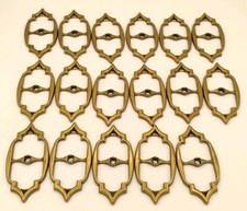 VTG Amerock Monterey Collection 788-1 Brass Drawer Pull Back Plates Only, 17
