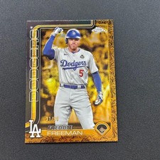 Limited edition of 99 Freddie Freeman 2025 Topps Gilded 868689