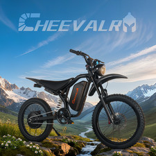 Electric Dirt Bike 6000W Electric Motorcycle 60V 32AH E-MoutainBike 40MPH Ebike