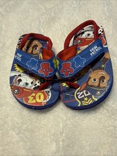 Paw Patrol Boys' Light-Up Sneakers, Size 3 Blue, Slip-On, Lightweight