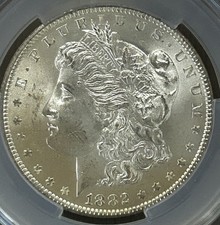 1882-O Morgan Silver Dollar MS64 CAC - 26168