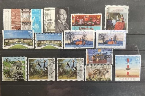 GERMANY 2017 Lot of Different Used Sk&nk Stamps EMPTYING ALBUM $$$$
