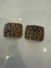 Vintage Art Deco Rhinestone Shoe Buckles
