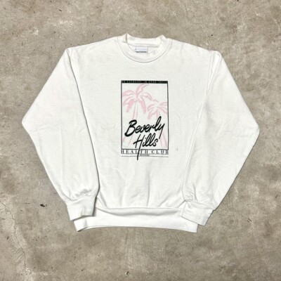 Vintage Style Zizi Donohoe Beverly Hills Tennis Crewneck Sweatshirt Xs 