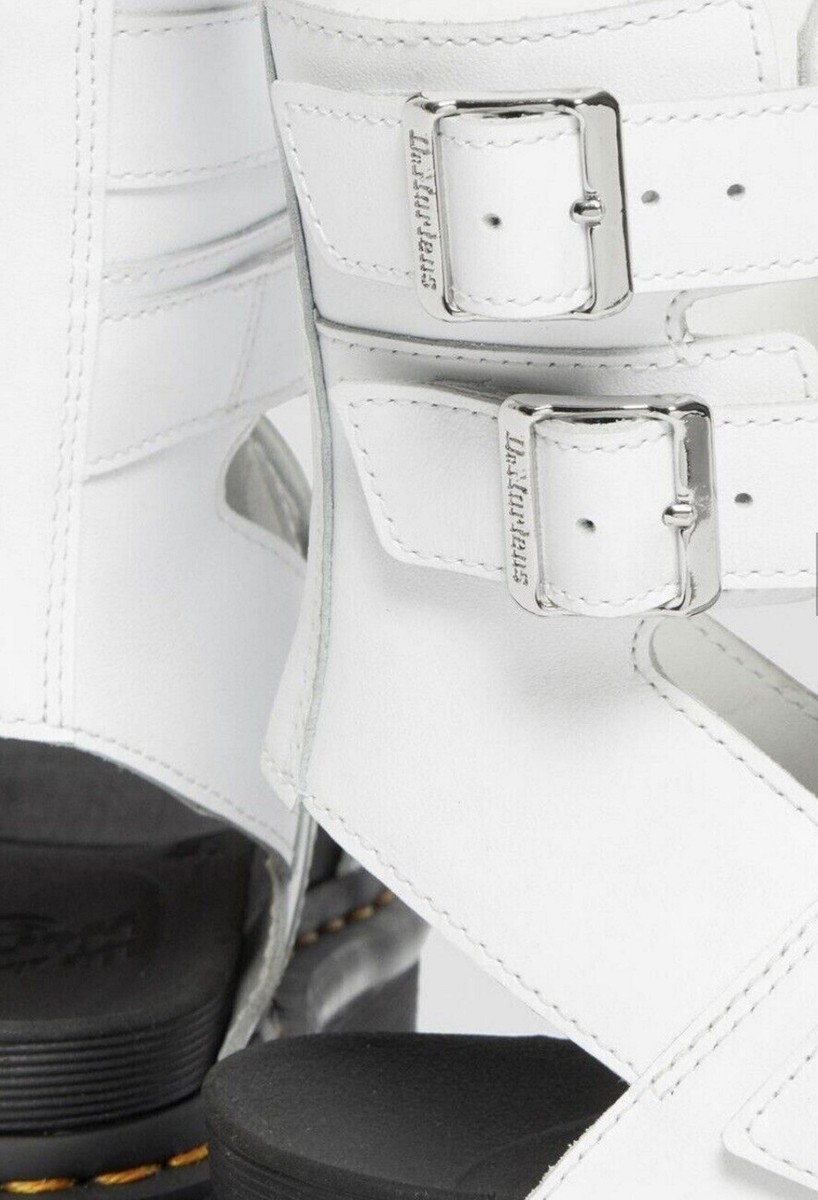 NEW Dr. Martens Giavanna Leather Platform Gladiator Sandal