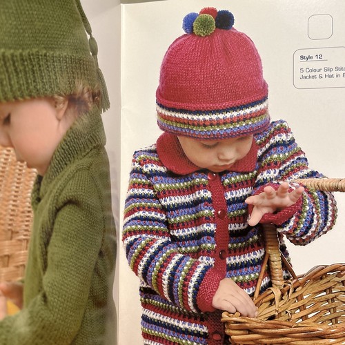 Patons Designer Hand Knits for Tots 6 Mths - 4 Years #1217 Knitting Pattern - Picture 14 of 17