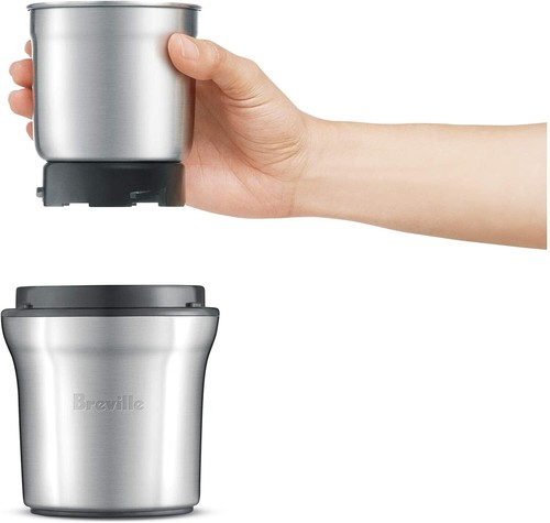 Breville BCG200BSS The Coffee & Spice Grinder, Brushed Stainless Steel, Silver - Picture 2 of 2