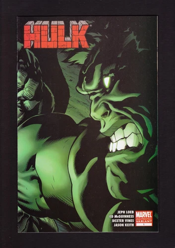 Hulk #1 VF+ 2008 Marvel 2nd Print Variant McGuinness Wraparound 1st App Red Hulk