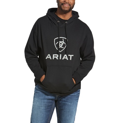 Men's Rough Grain Brushed Fleece Logo 
