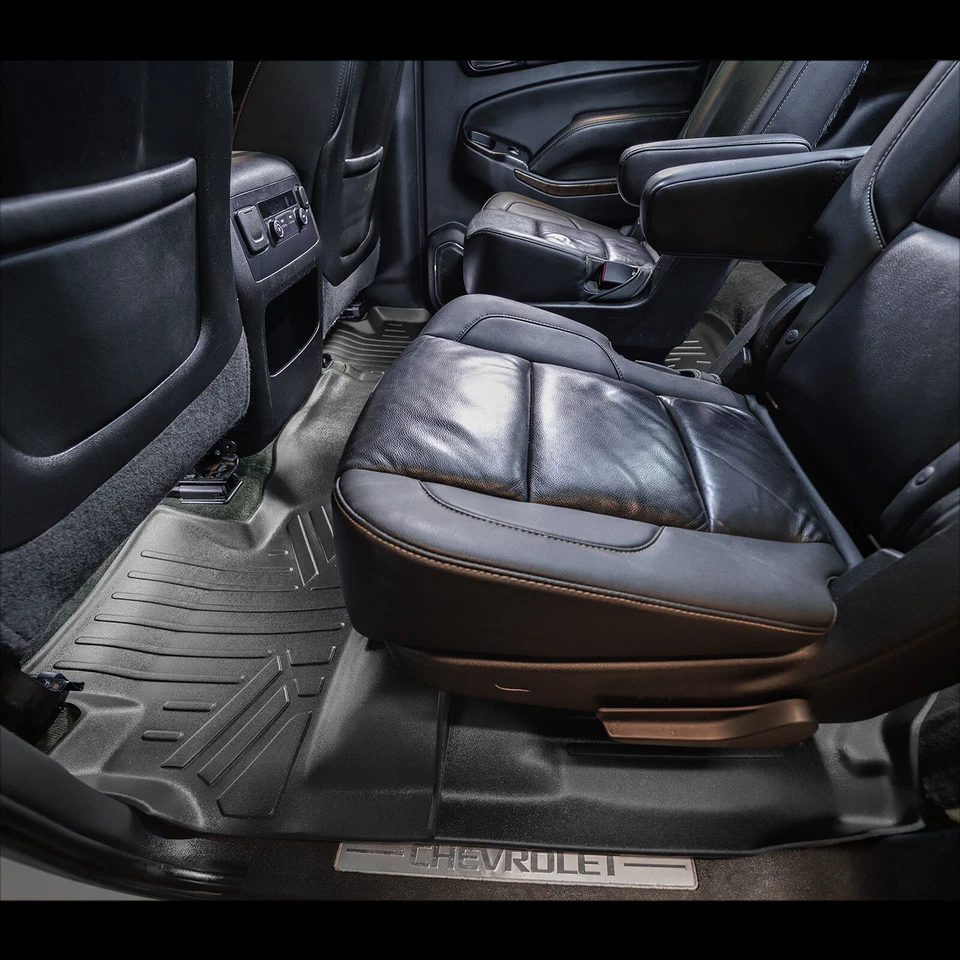 SMARTLINER Custom Fit Floor Mats 3 Row Liner Set 2015-20 Suburban GMC Yukon XL - Image 4 of 4