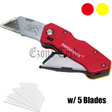 Folding Utility Knife w/5 Blades Heavy Duty B...