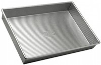 Usa Pan Bakeware Aluminized Steel Rectangular Cake Pan Usa Pan Bakeware Aluminized Steel Rectangular Cake Pan