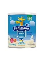 PediaSure Gain Shake Mix Powder Vanilla  14.1.oz Pack Of 6 Exp:01/2026+