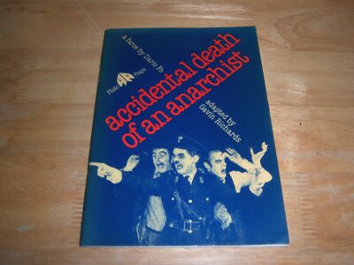 Dario Fo Accidental Death Of An Anarchist 1980 Pluto Press UK 1st 8vo SC VG+