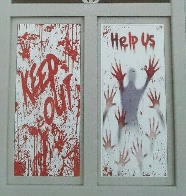 Amscan Zombie Toilet Topper Decoration — Dripping Blood Vinyl Cling For Halloween Scares - View #9