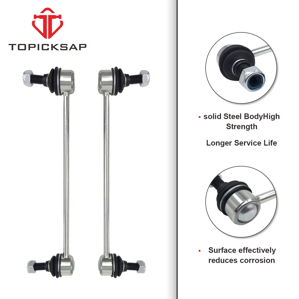 Комплект из 4 звеньев переднего и заднего стабилизатора подвески для Toyota Camry 2007 2008 2009 2010 2011 годов выпуска - Изображение 4 из 4