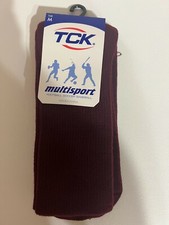 TCK Multisport Socks Maroon Size M Baseball Soccer Softball FREE SHIPPING 