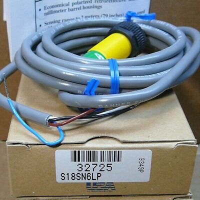 New Original Banner S18SN6LP photoelectric switch Free Shipping