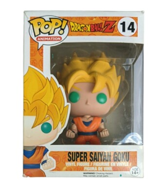 Funko Pop Animation Super Saiyan Goku 14 Vinyl Figure Bad Box