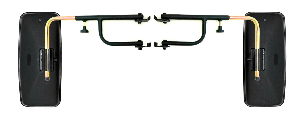 MelTruck Außenspiegel Set mit Spiegelhalter für Traktor LKW Bagger universal 2 Varianten 165x410mm oder 180x155mm Metall Spiegelarm (2 Stück, 180x155 mm Halter MelTruck Außenspiegel Set mit Spiegelhalter für Traktor LKW Bagger universal 2 Varianten 165x410mm oder 180x155mm Metall Spiegelarm (2 Stück, 180x155 mm Halter