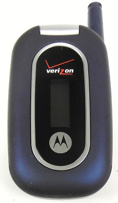 Motorola W series W315 - Blue and Silver ( Verizon ) Flip Phone - Great shape
