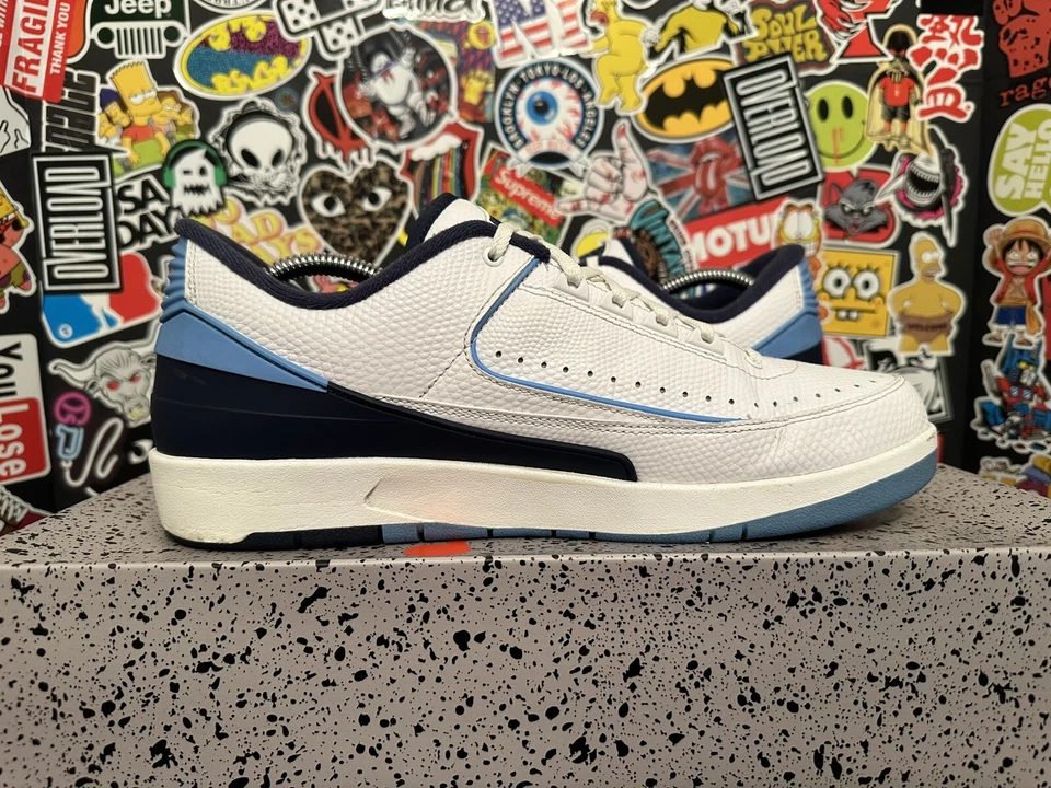 Talla 10.5 - Nike Air Jordan 2 Retro Low Midnight Navy 2016 - 832819-107 Artículo 2322 Foto 3 de 4