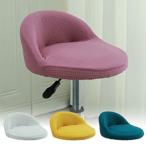 Washable Stretch Low Short Back Chair Seat Cover Bar Stool Covers Slipcover LOT - Picture 1 of 20