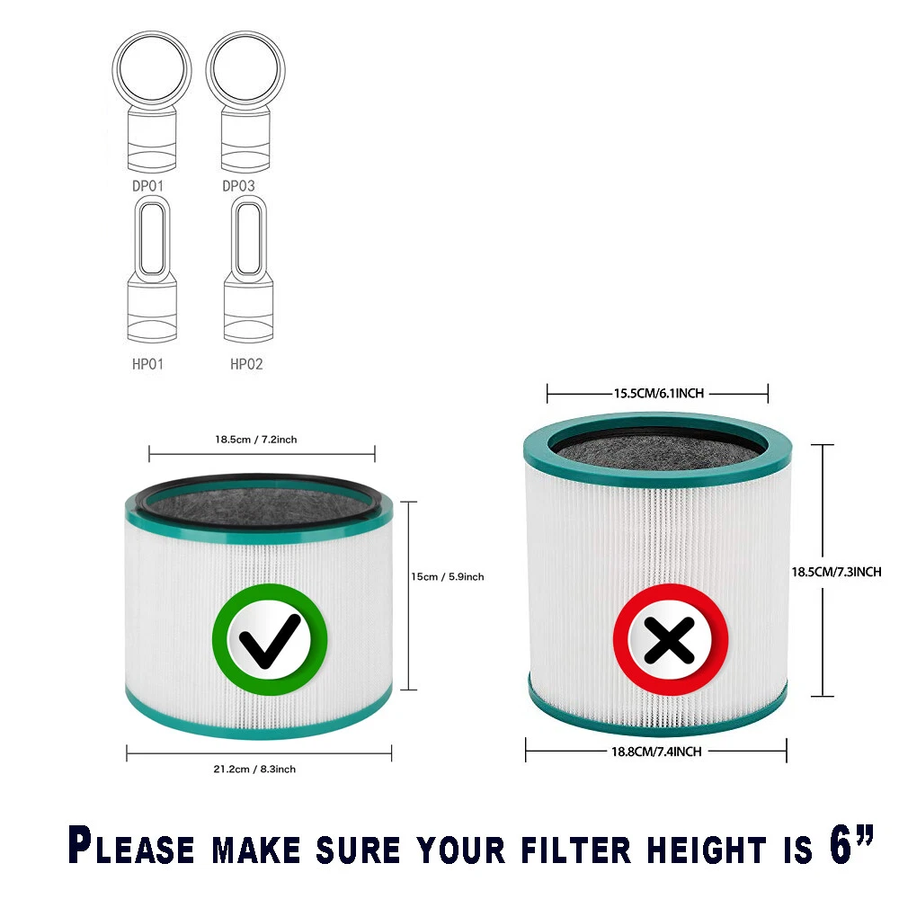Dyson hp01 sale filter reset