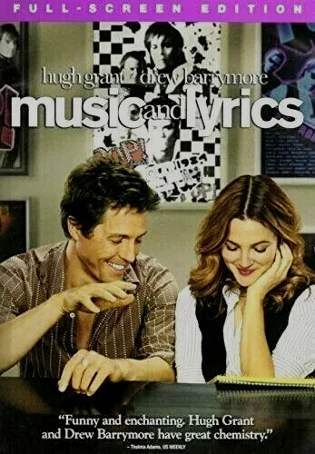 Music and Lyrics - DVD and Artwork Only – FREE SHIPPING