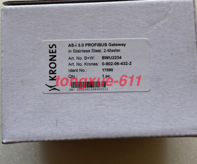 BWU2234 KRONES ASI3.0PROFIBUS Communication Module Brand New Via FedEx or DHL