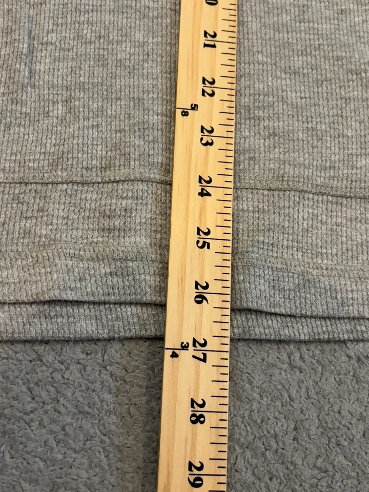 Camisa con Capucha Airwalk Para Hombres Grande Manga Larga Gris Térmica Henley Botón Patinador Foto 4 de 4