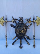 Set Vintage Medieval  Style Collection Wall Decorative Arts Bronze (Made in...