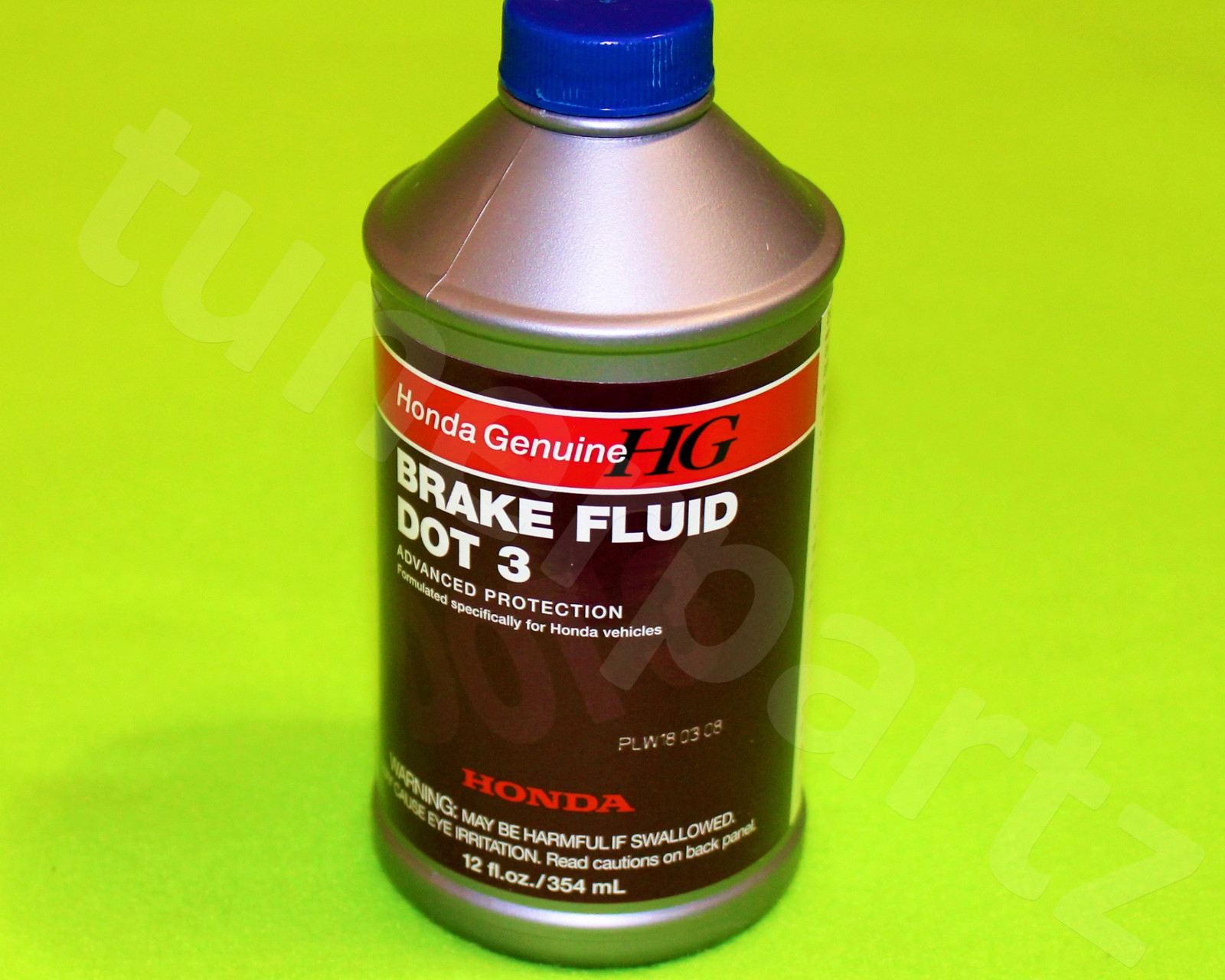 1 x NEW GENUINE OEM HONDA BRAKE DOT 3 FLUID OIL 12oz Fluid BOTTLE FOR