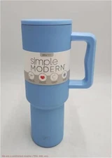Simple Modern Trek 40oz Stainless Steel Lidded Tumbler Light Blue SEE DETAILS