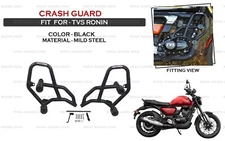 " Crash Guard With 2 Sliders" Fit For Tvs Black Ronin 2022-2025