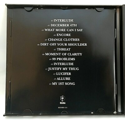CD) Jay-Z – The Black Album -First press limited package-, UICD