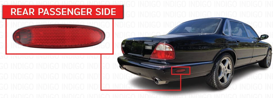 Оригинальный правый задний габаритный фонарь на бампер Jaguar XJ8 XJR VDP 98-03 LNC5032AB - Изображение 2 из 4