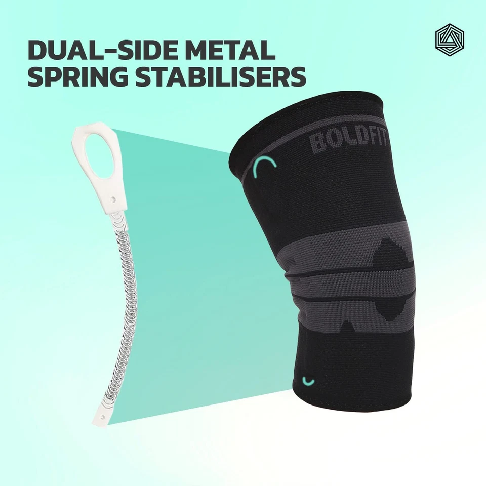Boldfit Knee Sleeves Brace Medium Size 1 Pair - Image 2 of 4