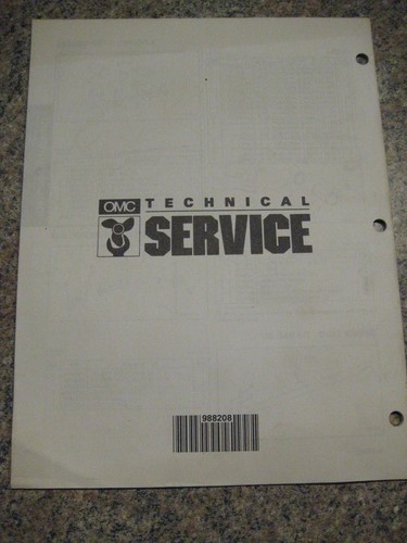 OMC Stern Drives 1995 Parts Catalog Optional Equipment ~ #988208 - Bild 3 von 3