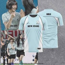 NEWJEANS Football Jersey Bunnies Merch Shirt Kpop Concert Outfit G23