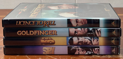 Set Of 4 James Bond Special 007 Edition DVDs Connery Dalton Moore Classic