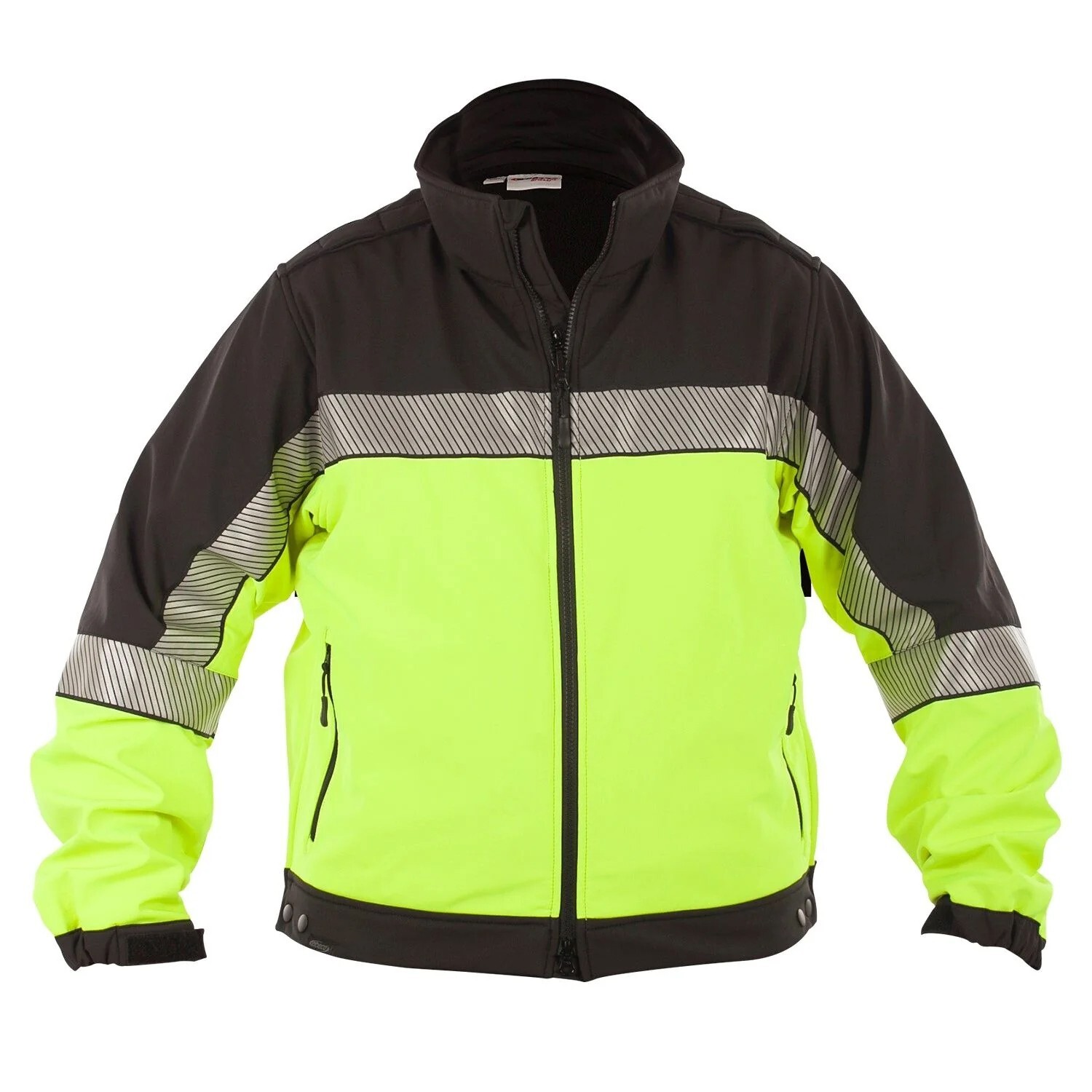 4X-LARGE LONG ELBECO SHIELD COLOR BLOCK SOFT SHELL JACKET HI-VIS ...