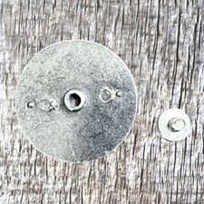 Juego De 10 Sillas De Montar Conchos De Níquel Redondos Tipo Estrella Texas 30mm, Perfectos Para Cinturones Y Chaquetas Western