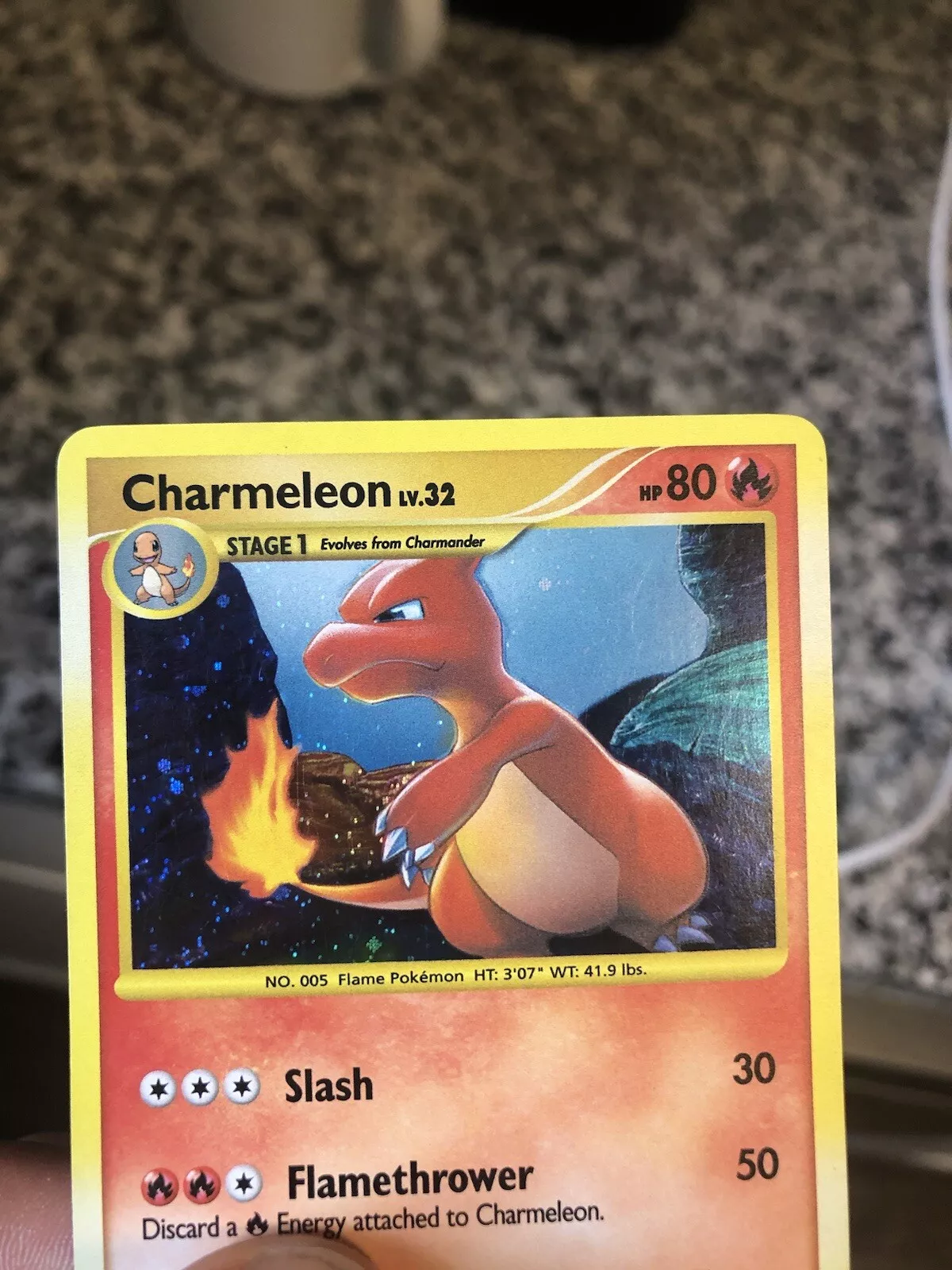 Pokemon TCG Charmeleon Secret Rare Holo Stormfront 102/100 NM