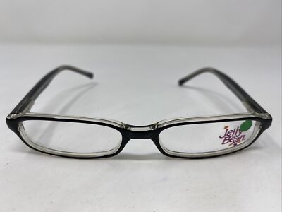 Jelly Bean JB131 BLACK/CRYSTAL 45-16-130 Plastic Full Rim Eyeglasses Frame PV59
